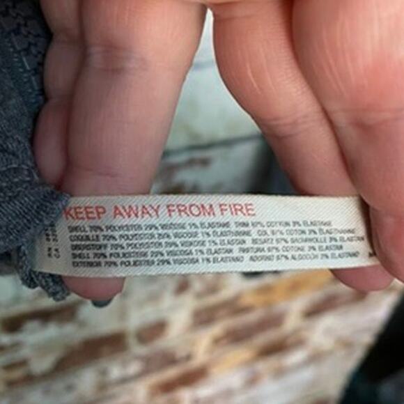 Free People Movement Gray Zip It Layer Stretch Athletic Jacket Top w Thumb Loop - Picture 9 of 11